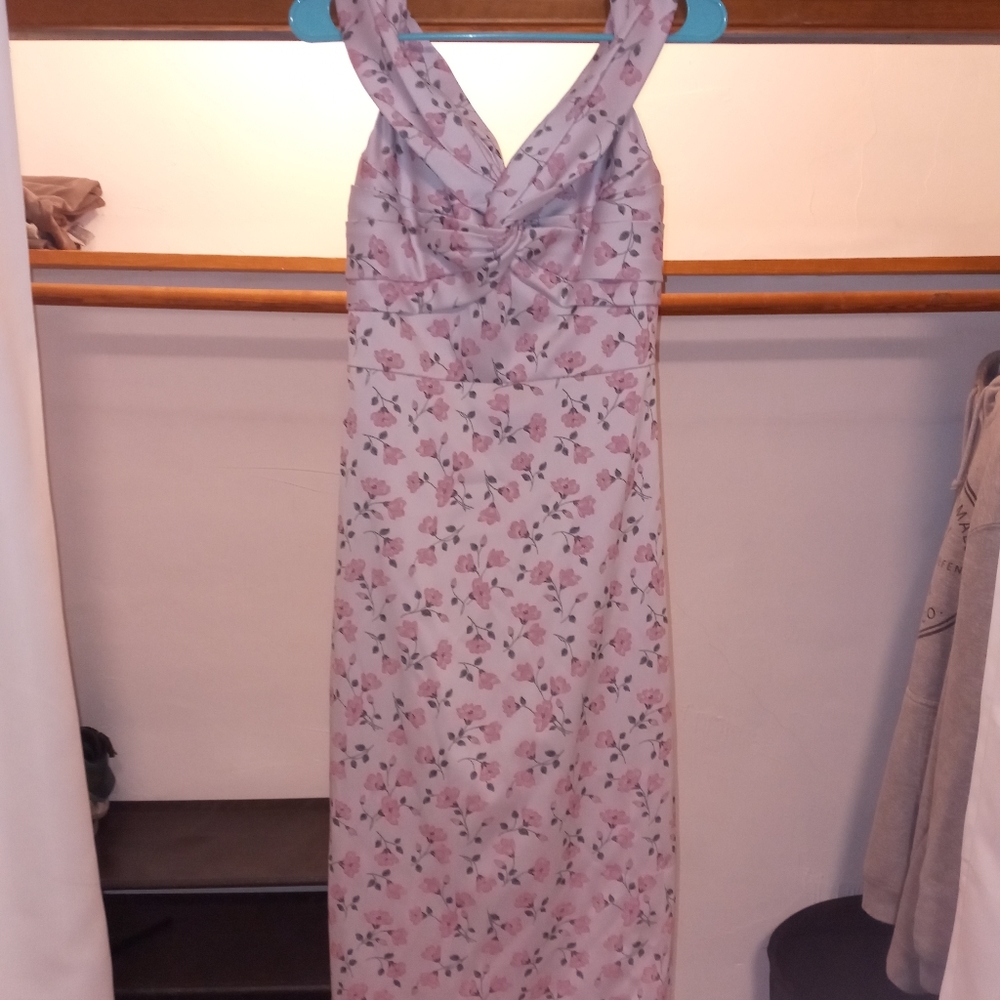 Flowered print shoshanna midnight dress